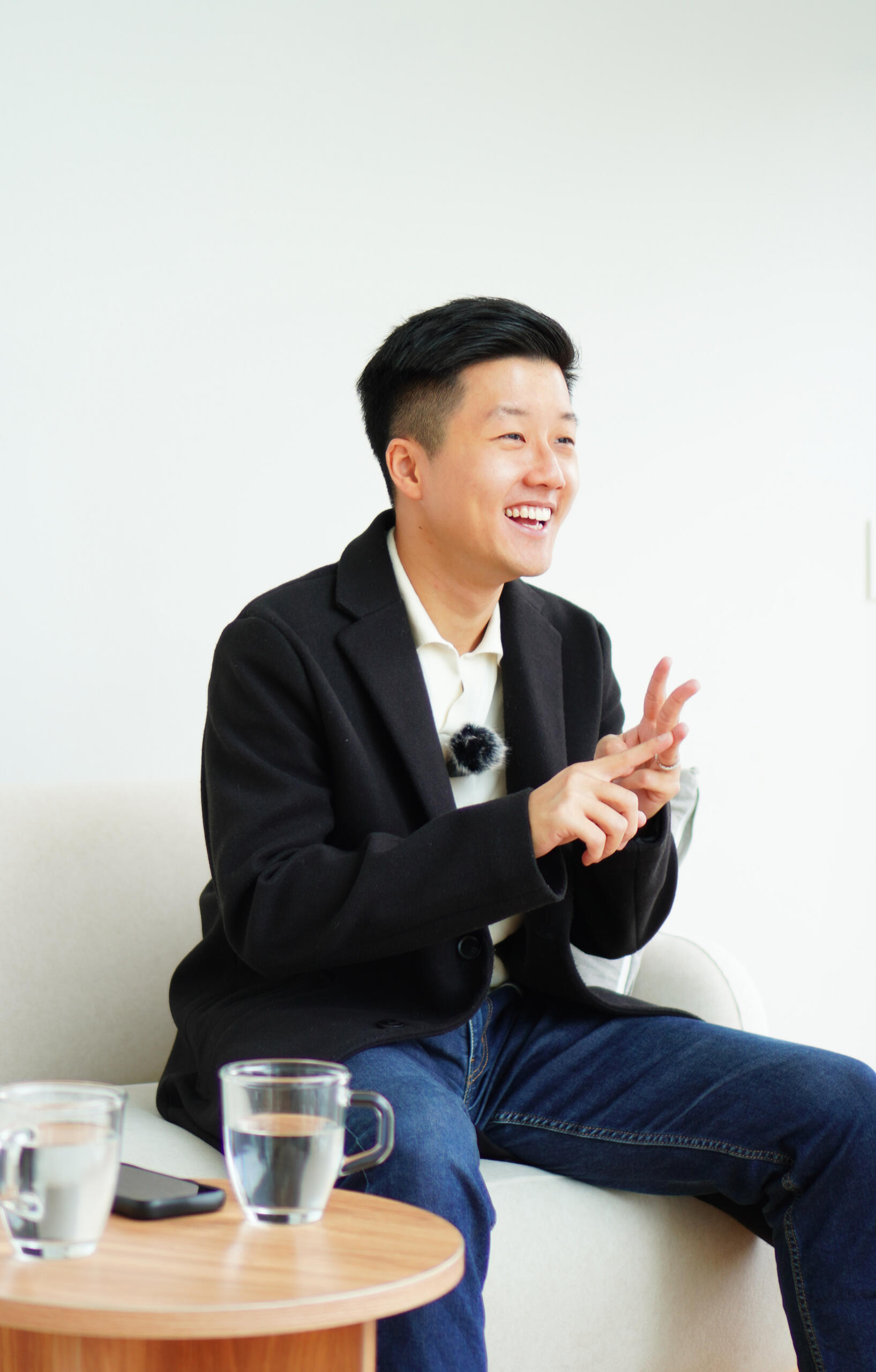 Panelist speaking and sharing benefits of management trainee programs