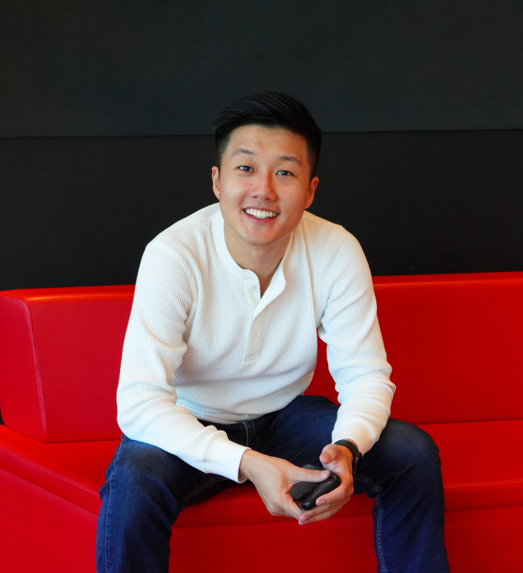 Coach sitting on coach to share about Acing Your Interviews